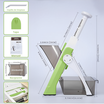 MultiCut™-Cortadora de alimentos 4 en 1