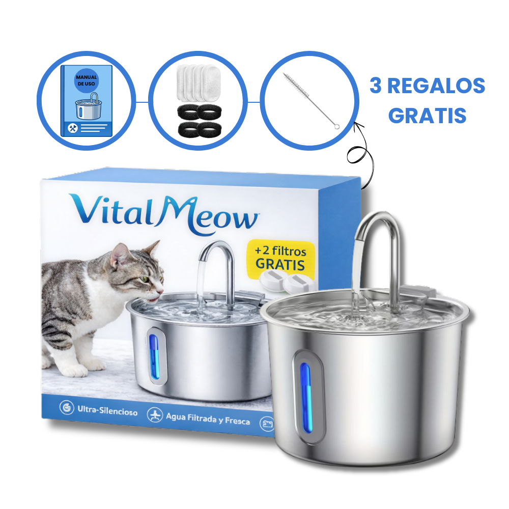AquaPure™ Fuente de agua para gatos