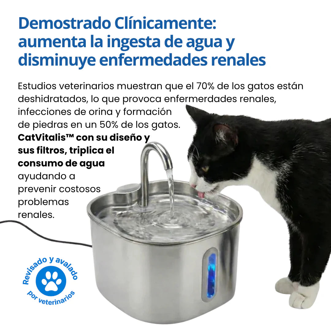 AquaPure™ Fuente de agua para gatos
